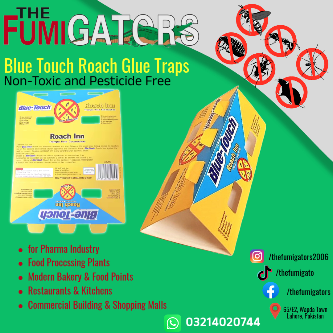 Blue Touch Roach Glue Traps